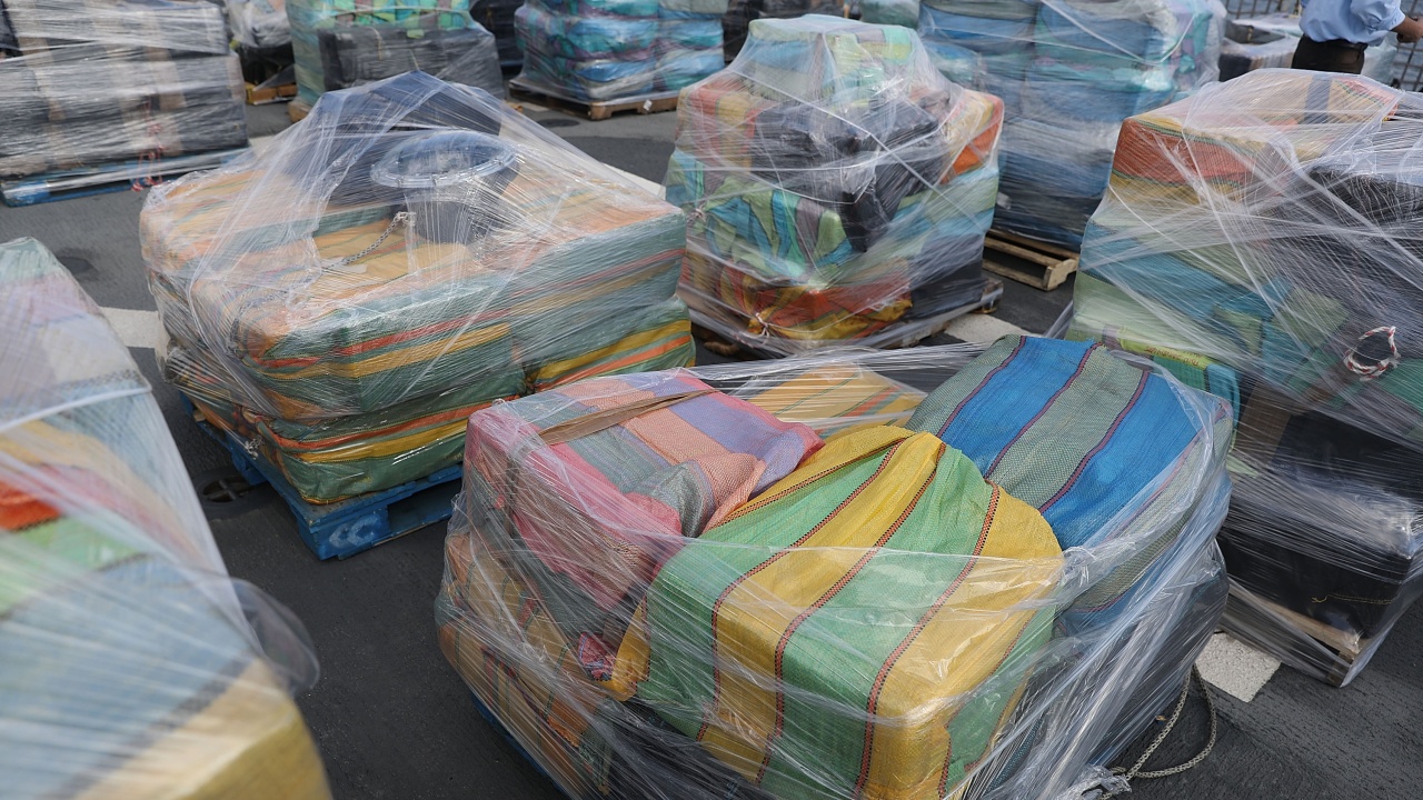 Испанската полиция съобщи днес, че е иззела 32 тона канабис,
