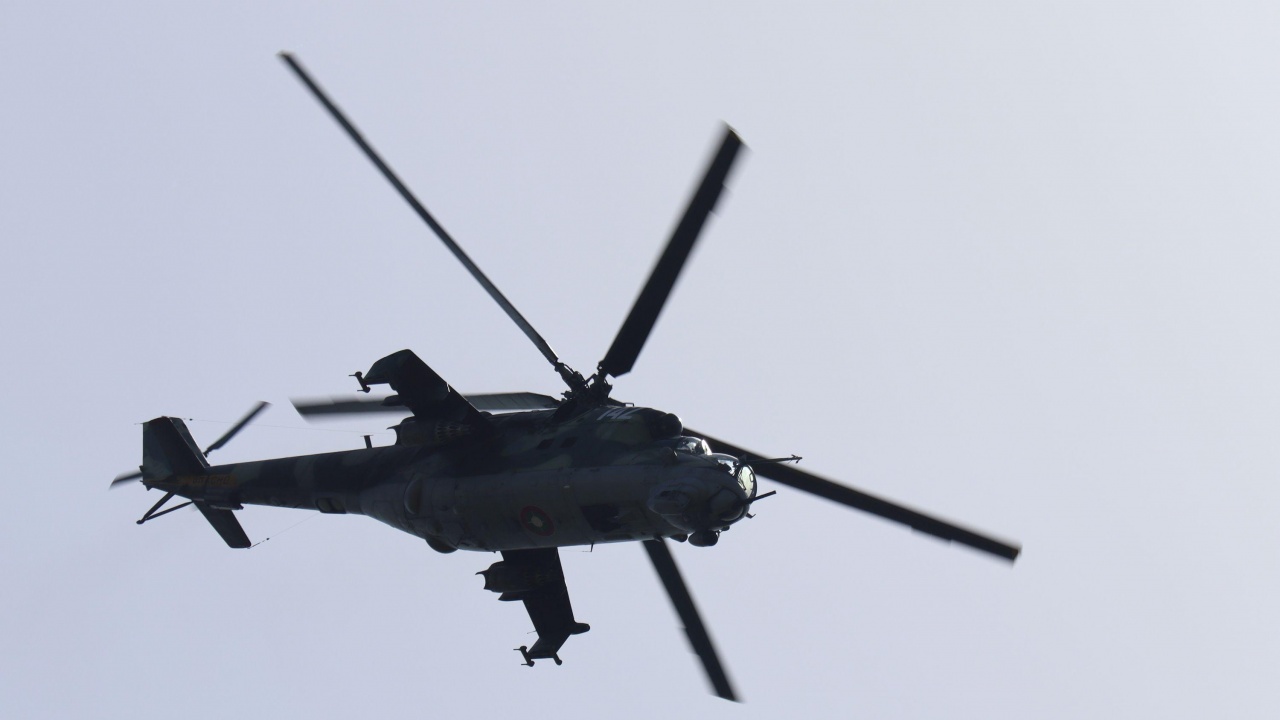 Екипаж от авиобаза Крумово с вертолет Ми-17 излетя в 13:12