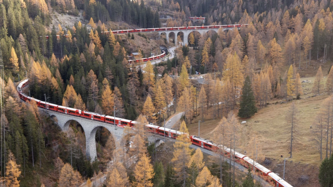 Швейцарска железопътна компания претендира че за рекорд за най дългата