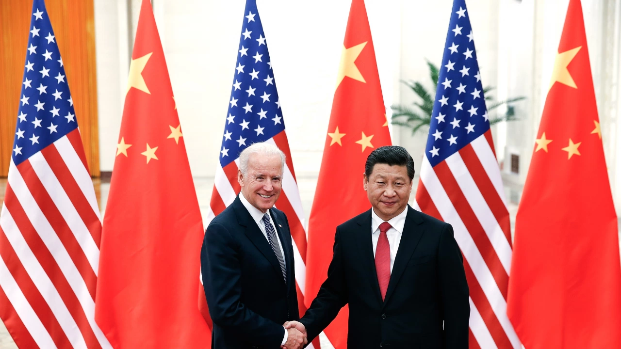 Започна срещата между президентите на САЩ и Китай Джо БайдънДжо