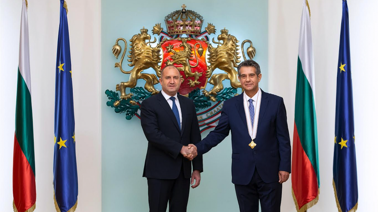 Президентът Радев връчи орден „Мадарски конник“ първа степен на посланика на Република Кипър у нас