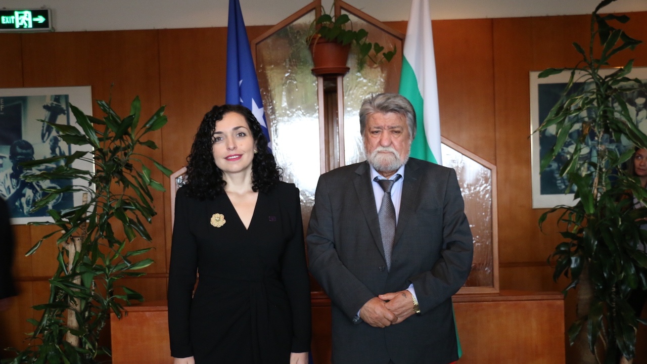 Вежди Рашидов се срещна с президента на Косово Вьоса Османи-Садриу