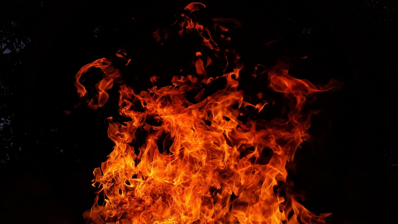 Пожар в цех в Сливенско