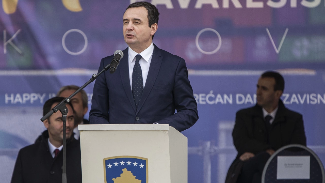 Премиерът на Косово Албин Курти съобщи че в северната част