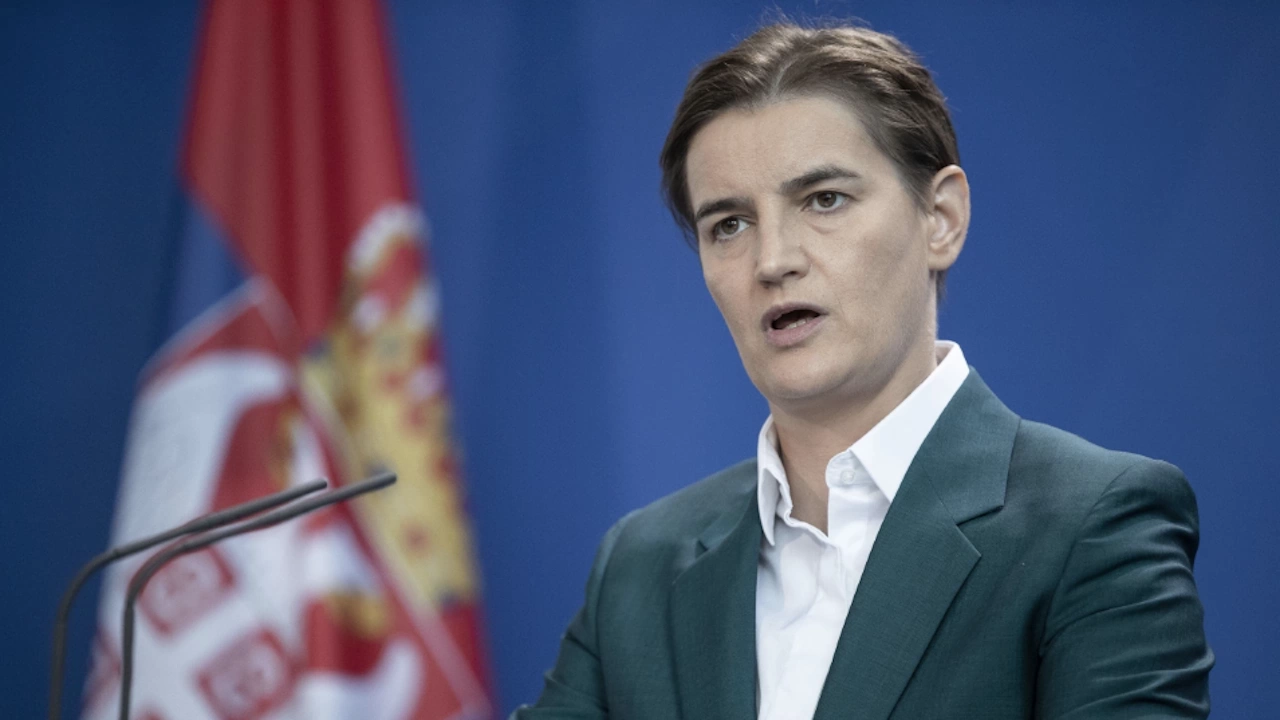 Сръбският премиер Ана Бърнабич отговори на твърдението на германския външен