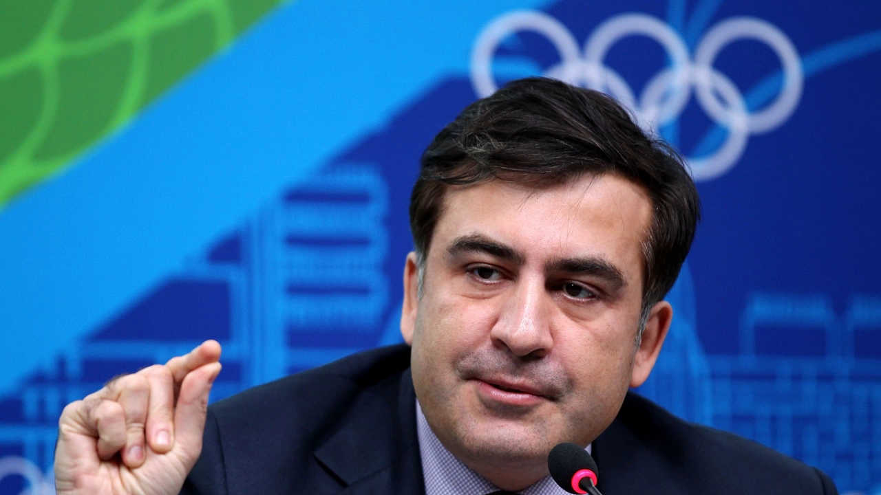 Грузинският опозиционер и бивш президент Михаил Саакашвили се появи днес