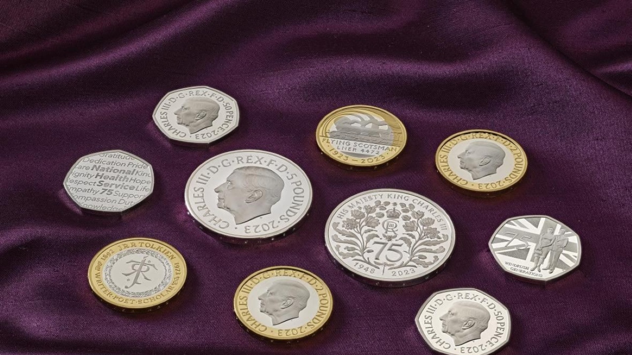 Ето ги новите монети с лика на крал Чарлз III
