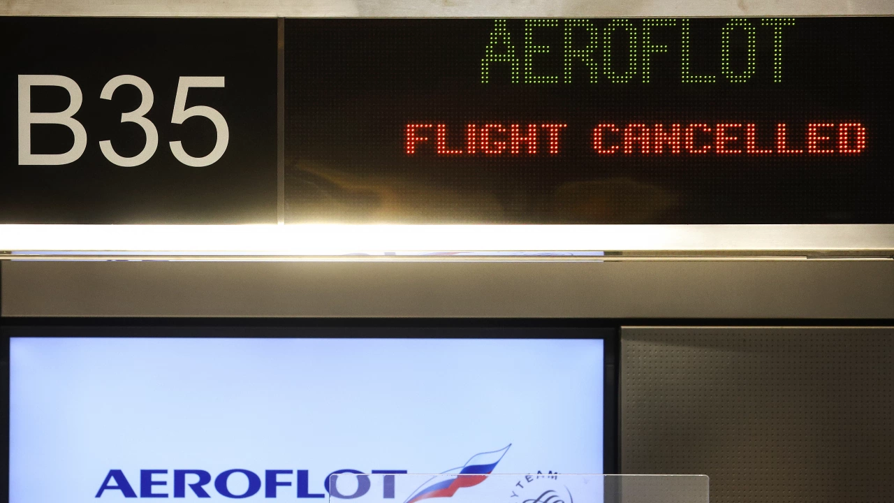 Пътниците на руските авиолинии са намалели с 15 7 процента през
