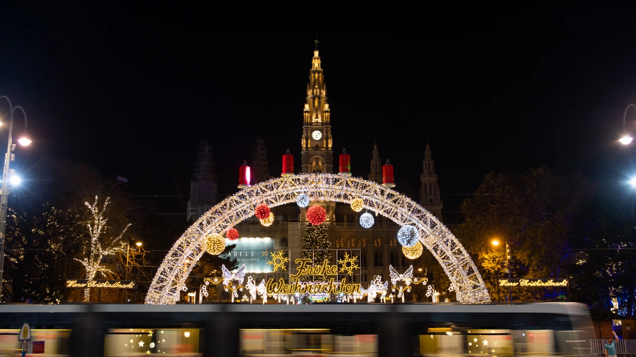 Новогодишната пътека във Виена посрещането на настъпващата година на