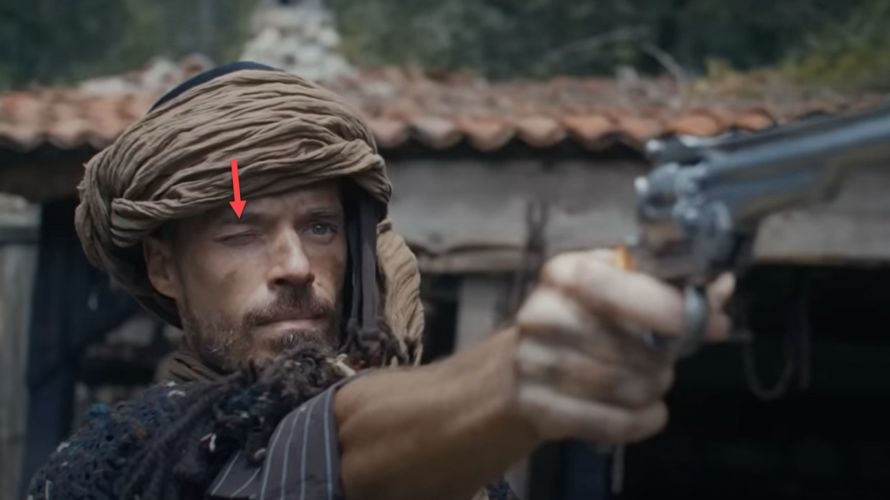 Защо героят на Ники Илиев се прицелва с грешното око във филма "Ботев"?