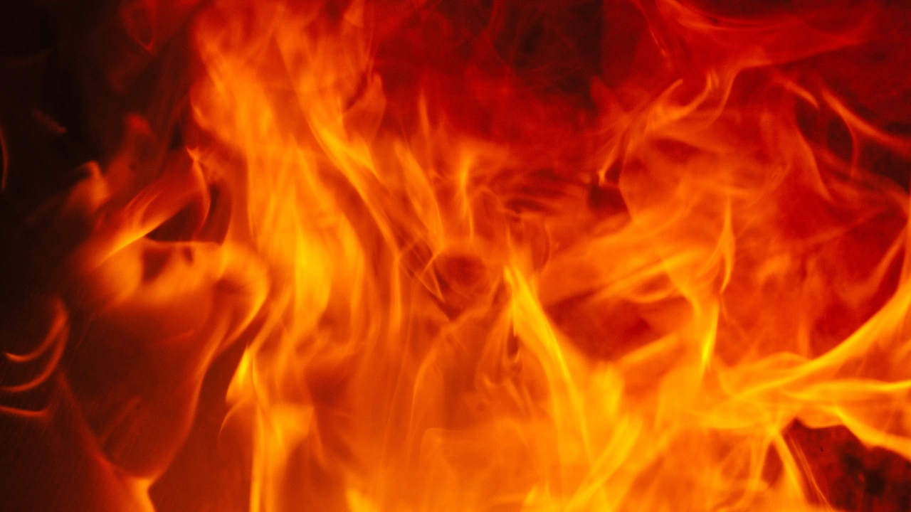 Пожарът който горя в Бургас вече е загасен  Огънят избухна в