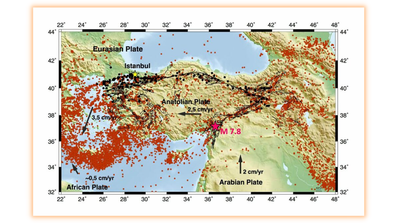 Ето колко силно е било  земетресението от днес в Турция