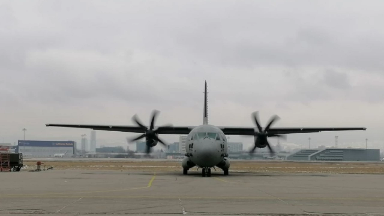 Двата самолета Спартан на Военновъздушните сили с помощ за Турция