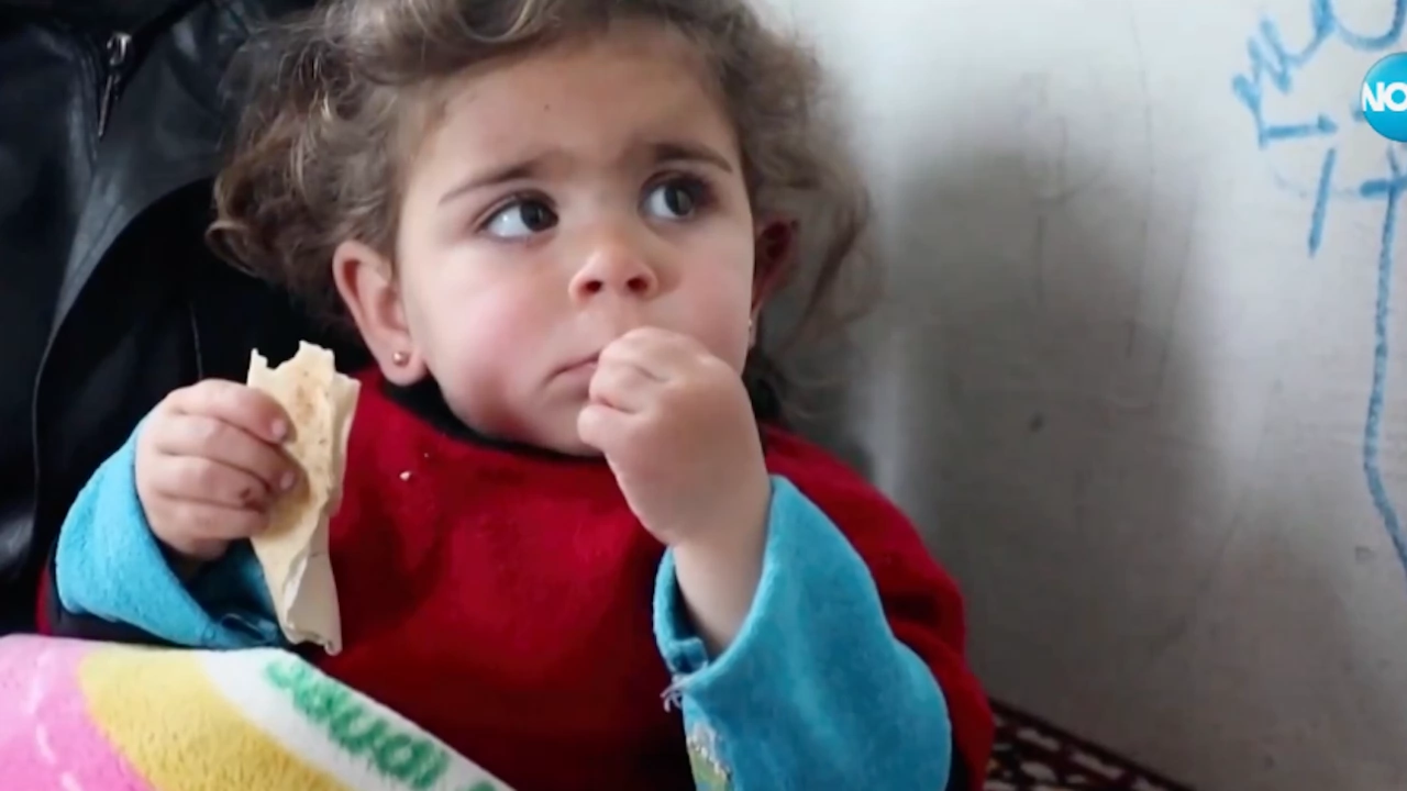 Лицето на едно спасено сирийско дете обиколи света Това е