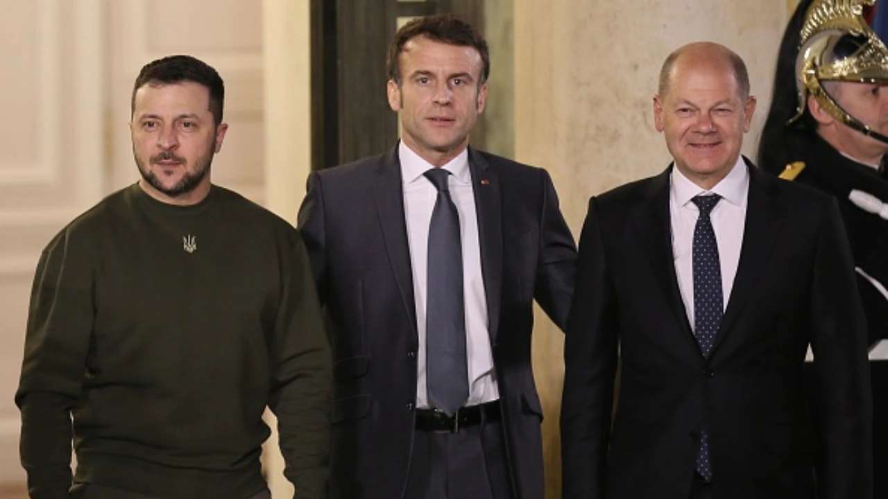 Украинският президент Володимир Зеленски поиска от Франция и Германия при снощното си