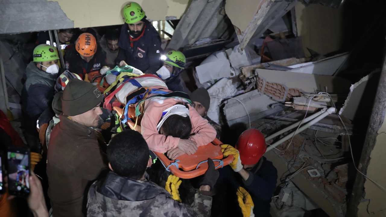 Жена в турския град Кирихан беше спасена след като престояла