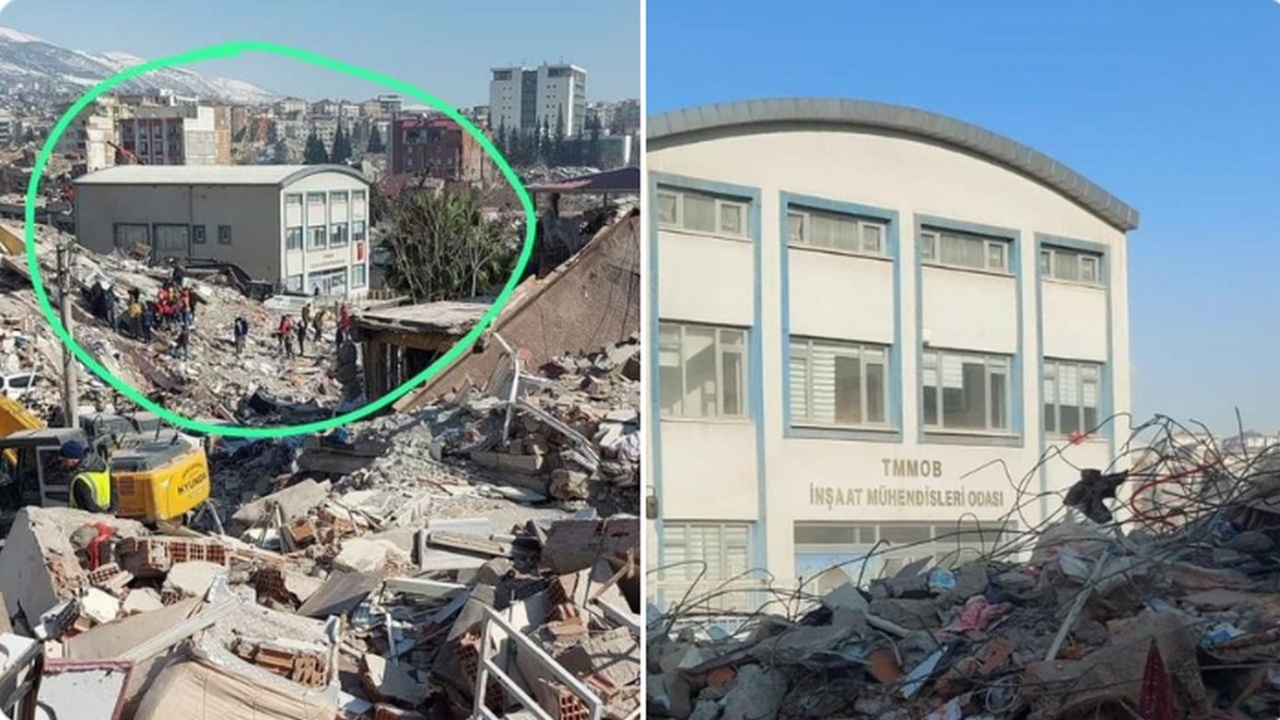 Only The Building Of Civil Engineers In Turkey Remained Intact After ...