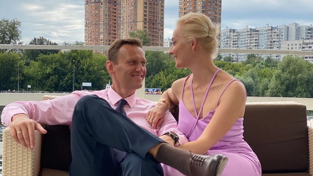 Руският опозиционер Алексей Навални който излежава присъда в затвора днес