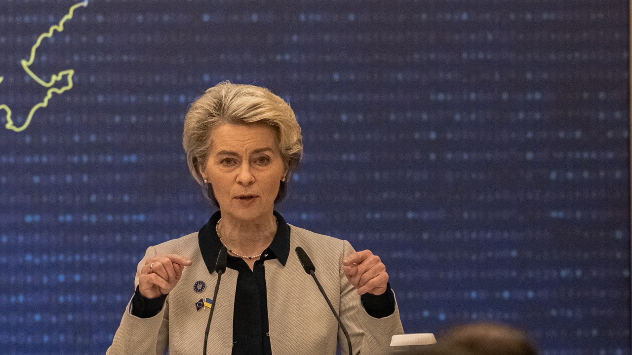 Урсула фон дер Лайен е на посещение във Вашингтон в рамките на обиколката си в Северна Америка