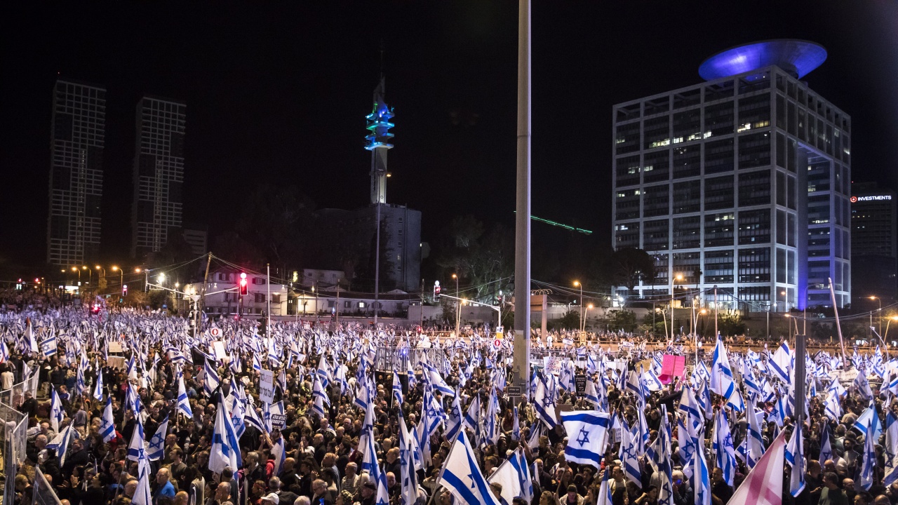 Продължават протестите срещу плановете за съдебна реформа на Нетаняху