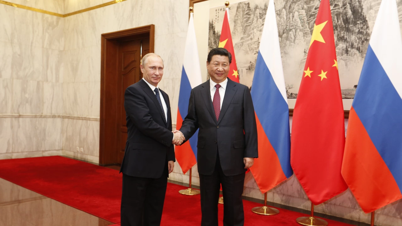 Президентите на Русия и Китай Владимир Путин Владимир Путин руски