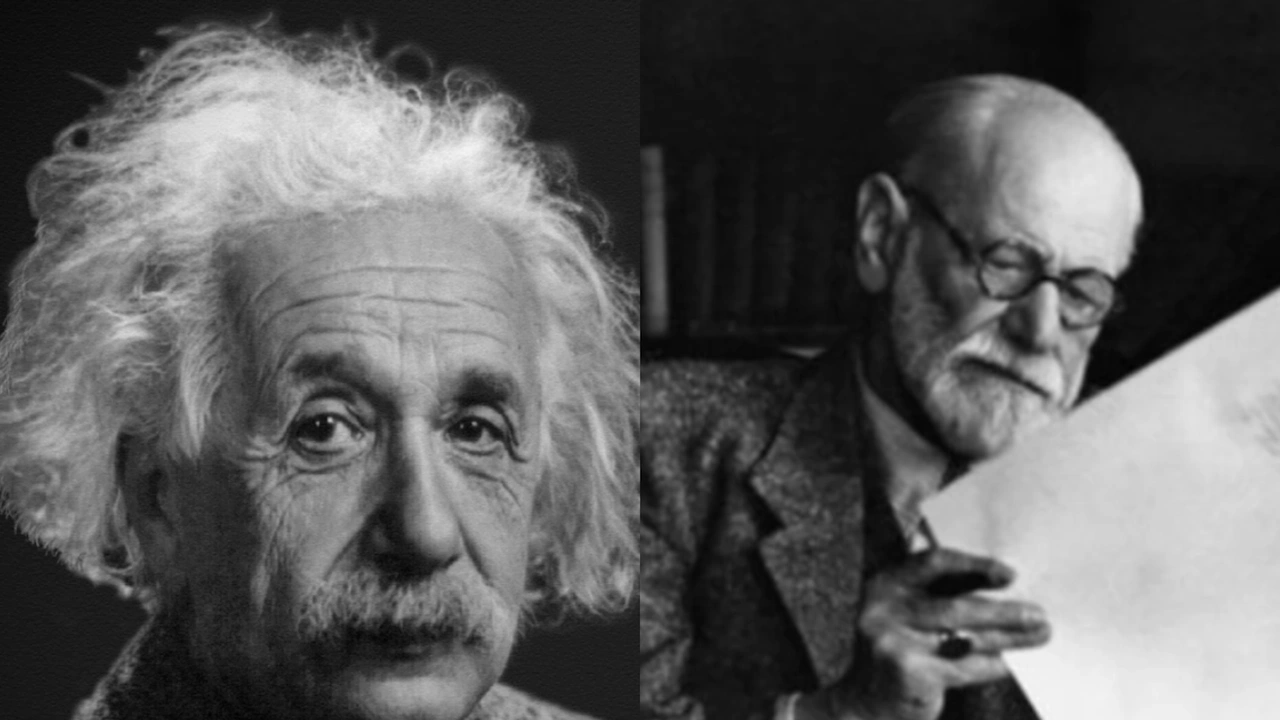 Задочен разговор между Алберт Айнщайн и Зигмунд Фройд преиздаден през