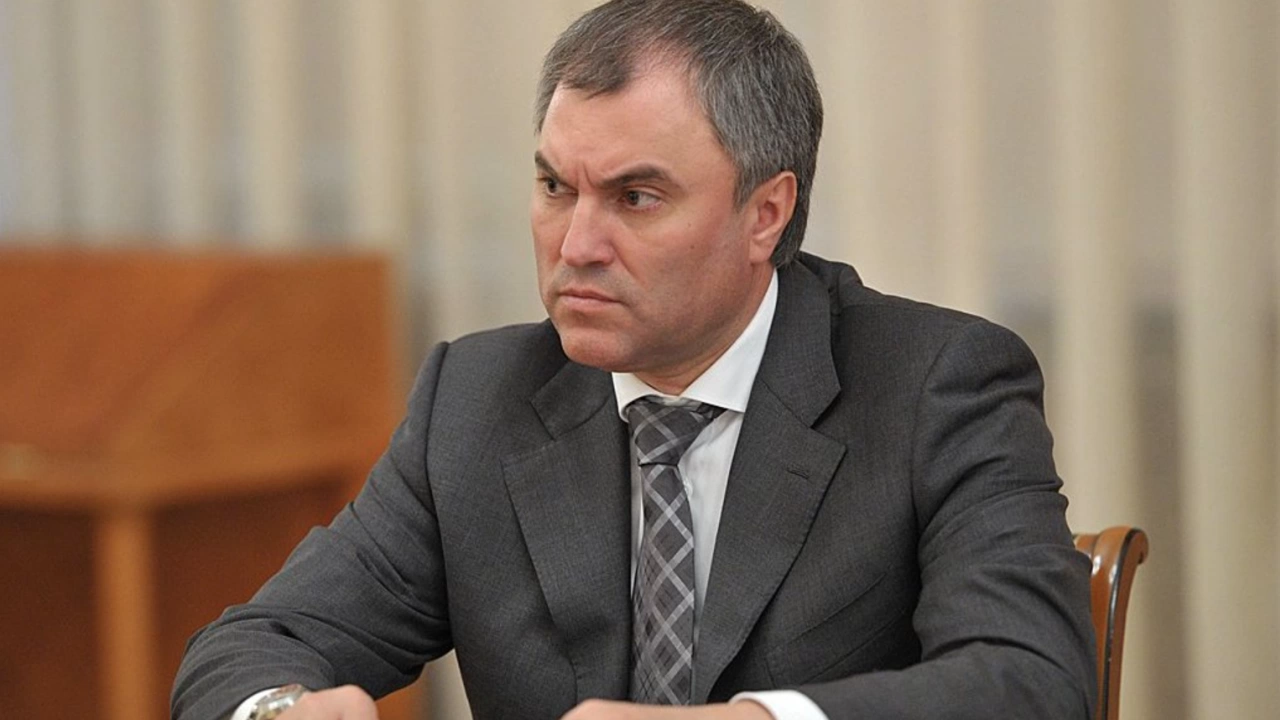 Председателят на руския парламент Вячеслав Володин заяви че западните лидери