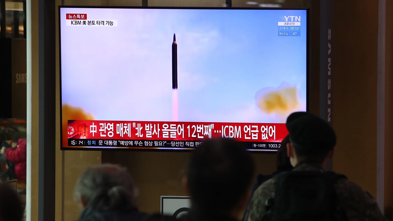Северна Корея може да тествала днес нова балистична ракета с