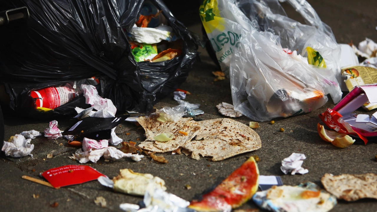 Град Търгу Муреш в Северна Румъния е затънал в боклук