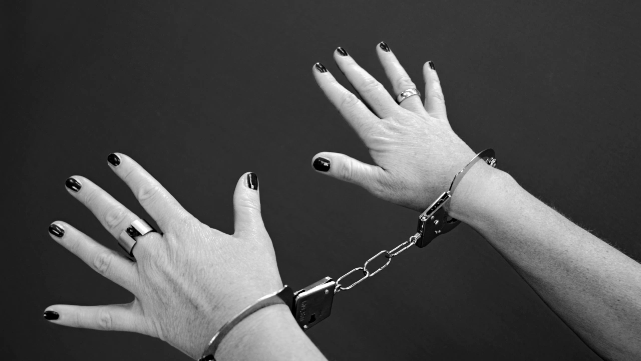 44 годишна жена е задържана с полицейска заповед в края на