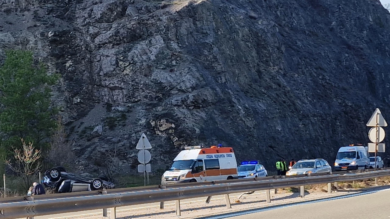 Тежка катастрофа стана на магистрала Струма на излизане от София