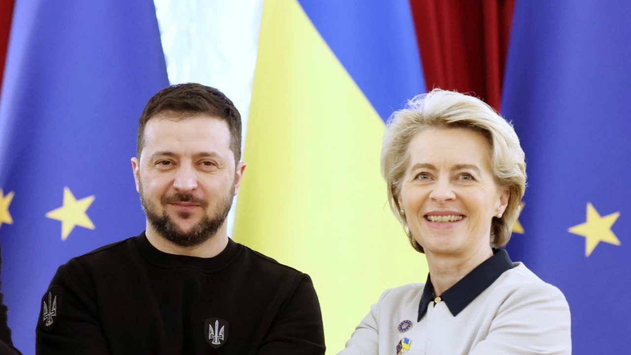 Украинското знаме ще бъде издигнато тази сутрин пред Европейската комисия