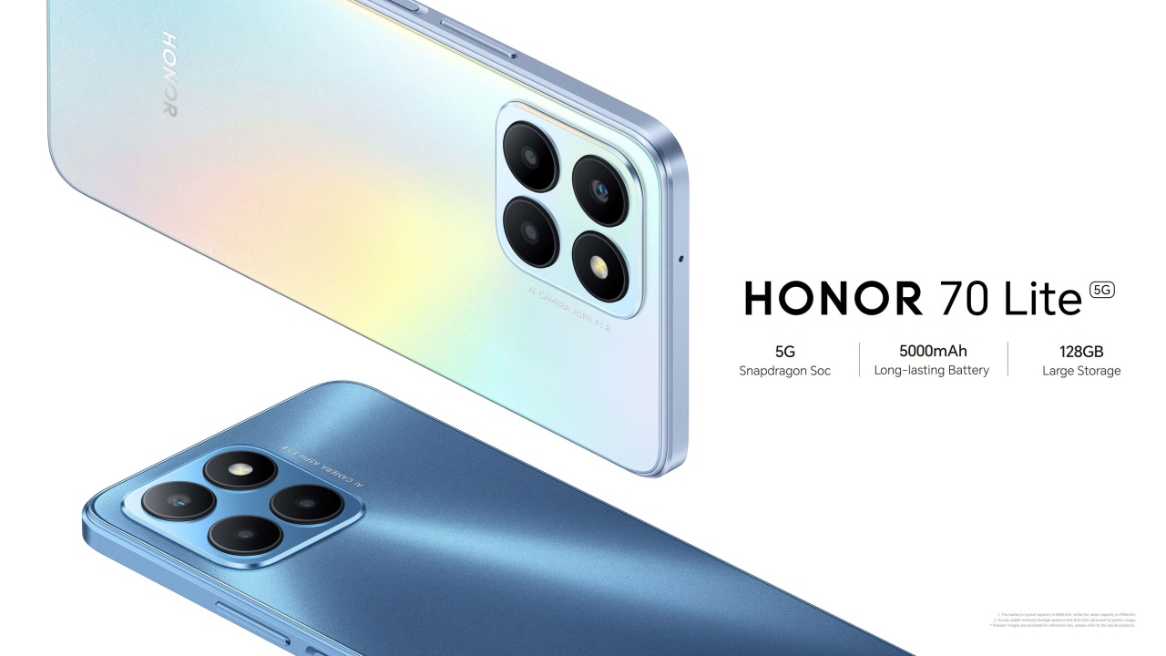 Vivacom предлага най-новите модели смартфони на марката HONOR  – HONOR 70 Lite и HONOR Magic 5 Lite