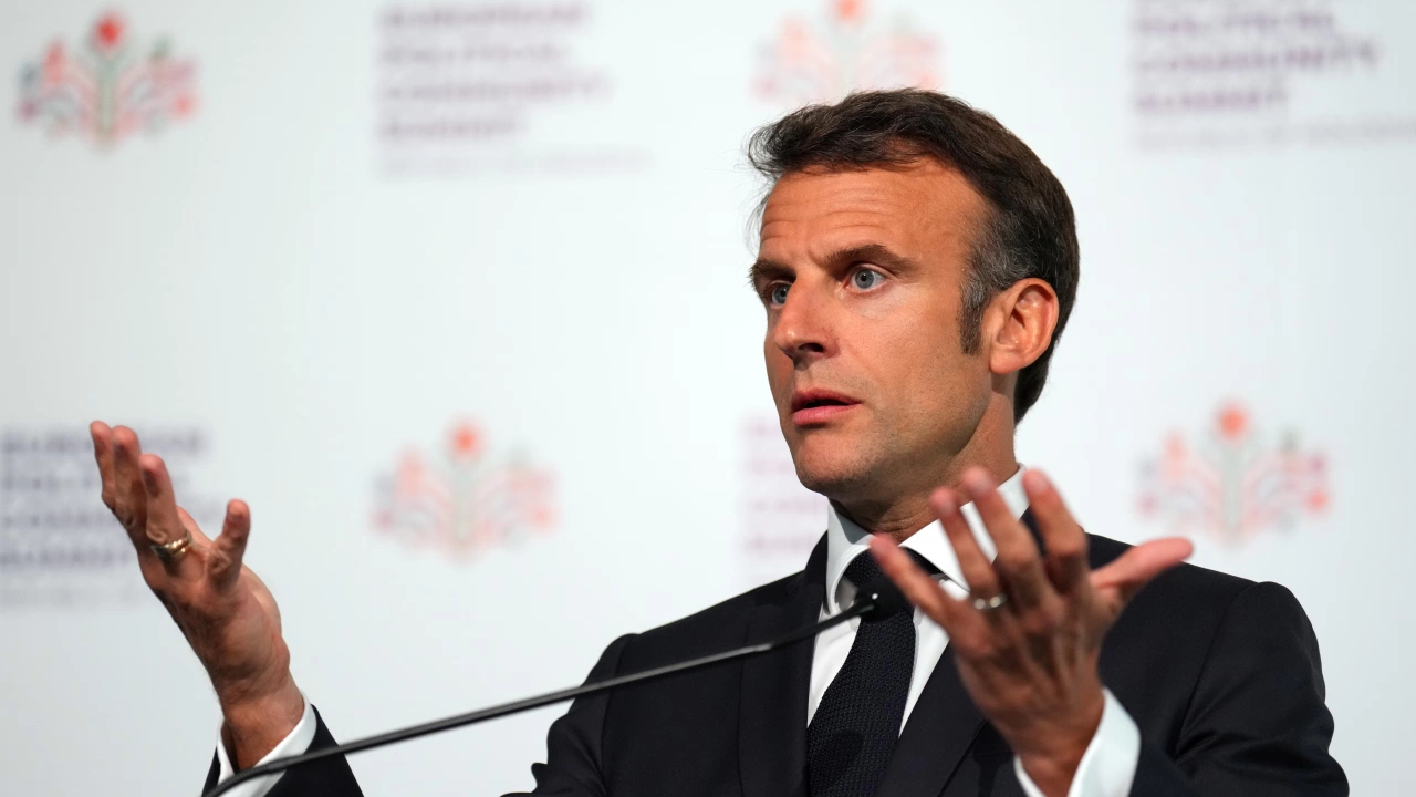 Френският президент предупреди че украинската контранастъпление срещу руските сили може