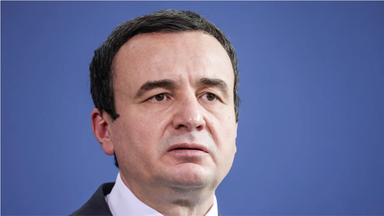 Косовският премиер Албин Курти заяви че е представил днес пет