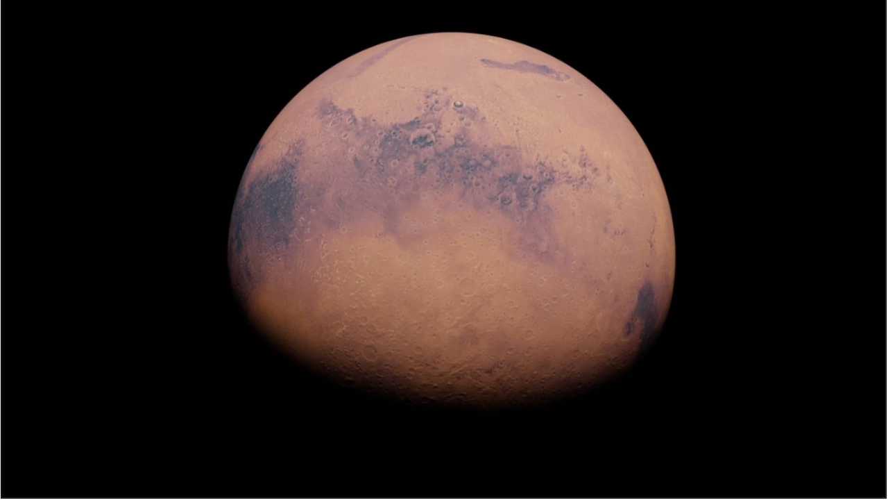 НАСА публикува художествена интерпретация на снимка от Марс от която