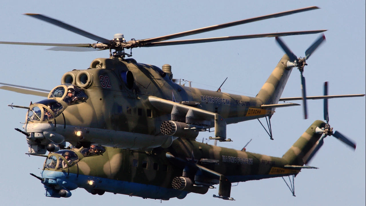 Боен хеликоптер на руските въоръжени сили падна в Беларус това