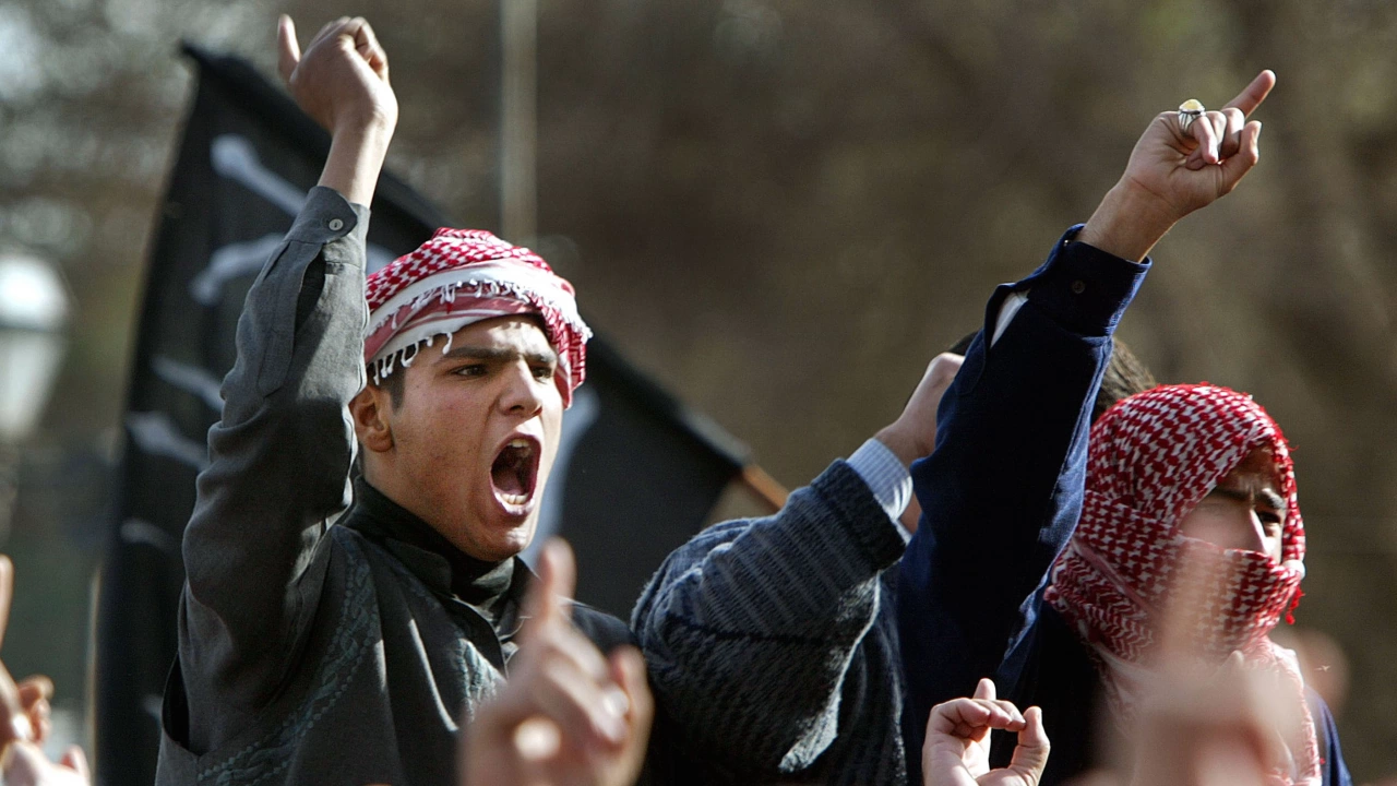 Няколко десетки иракски протестиращи успяха да влязат днес за кратко