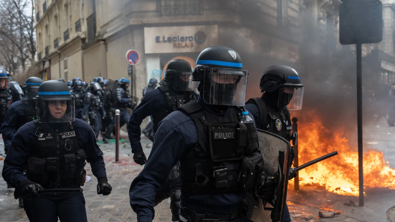 Френските власти ще разположат тази вечер 45 000 полицаи и