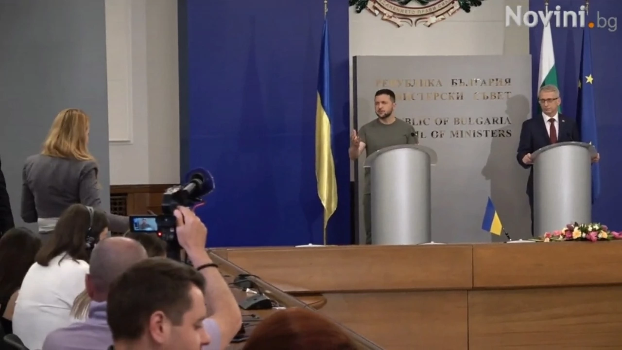 Скандал по време на изказването на украинския президент Володимир ЗеленскиВолодимир