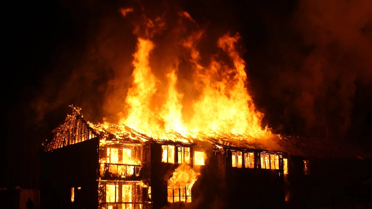Пореден огнен инцидент в жегите Къща изгоря до основи във