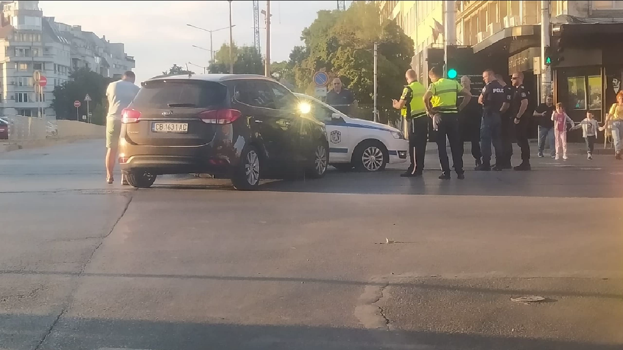 Катастрофа на кръстовището на булевардите Евлоги Георгиев и Мадрид в