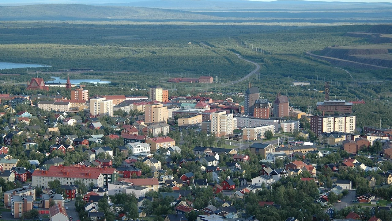 Кируна градче в северна Швеция с население от около 23