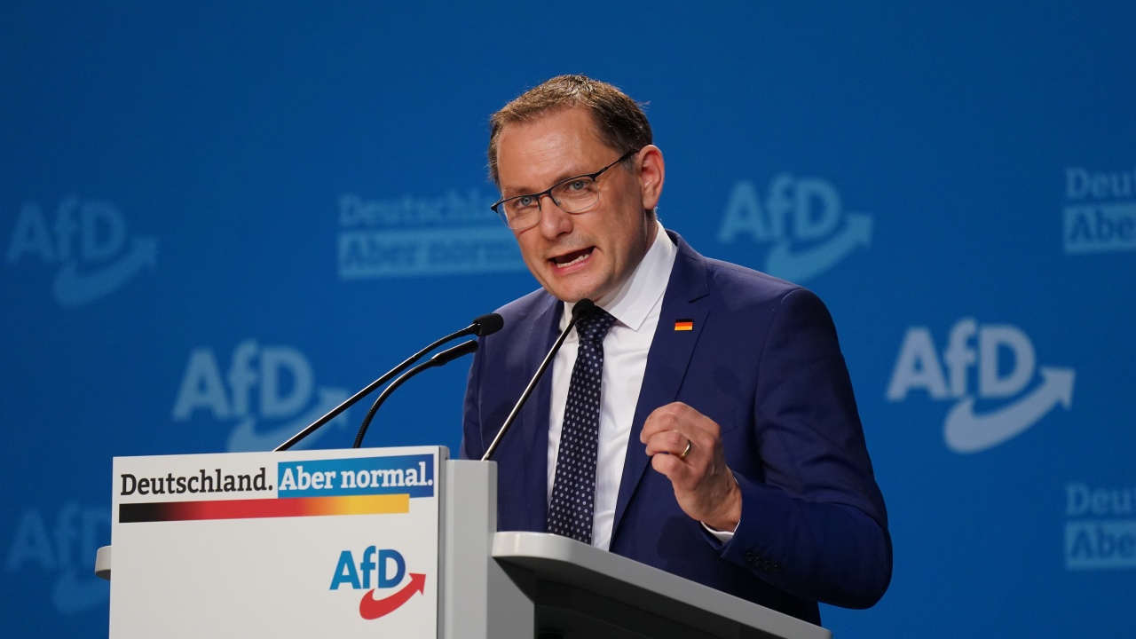 Лидерът на крайнодясната партия Алтернатива за Германия (АзГ) Тино Хрупала