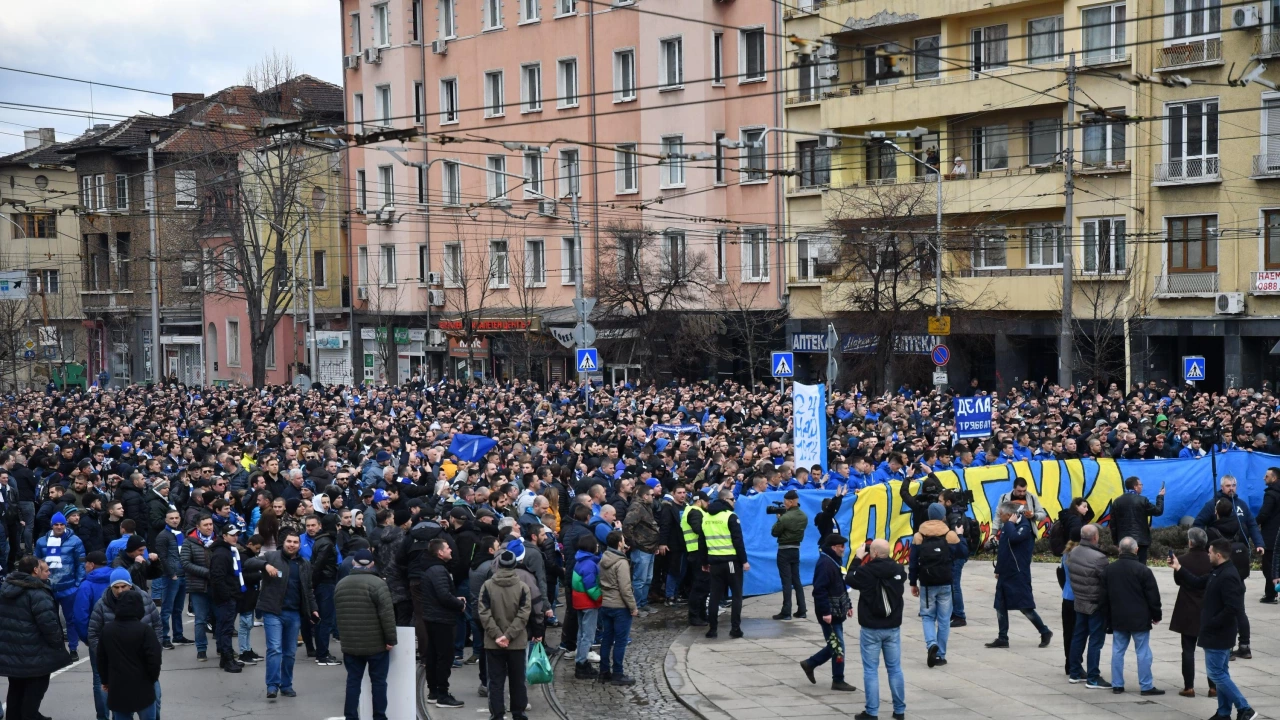 Здрав организиран бой се е заформил в София между ултраси