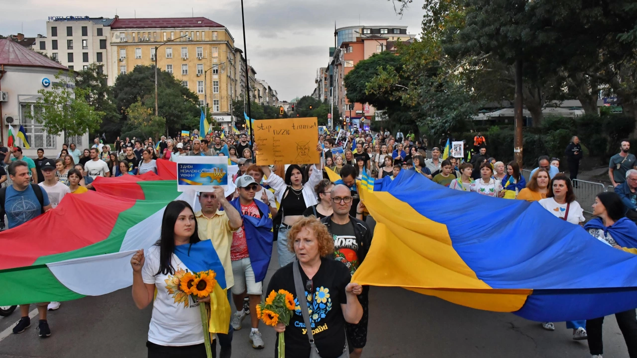 Шествие за солидарност към украинския народ се провежда у нас в
