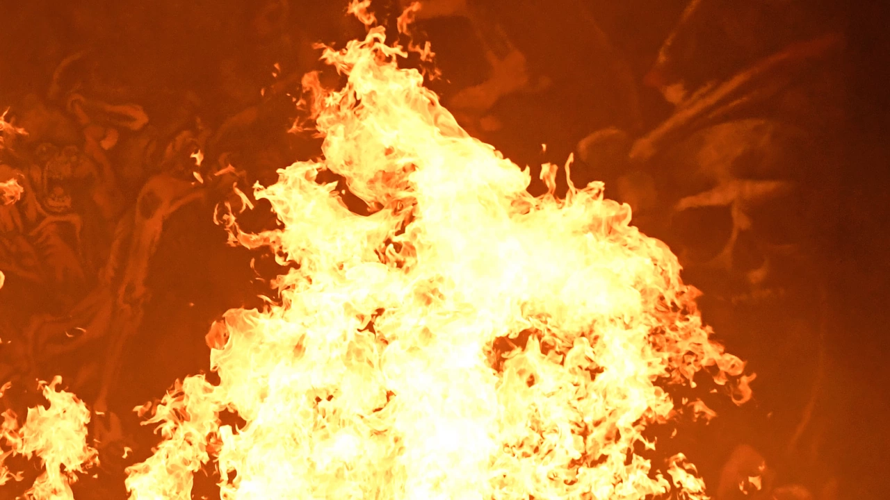 Пожар се разрази в градската гора Хаджи Бекташи Вели в