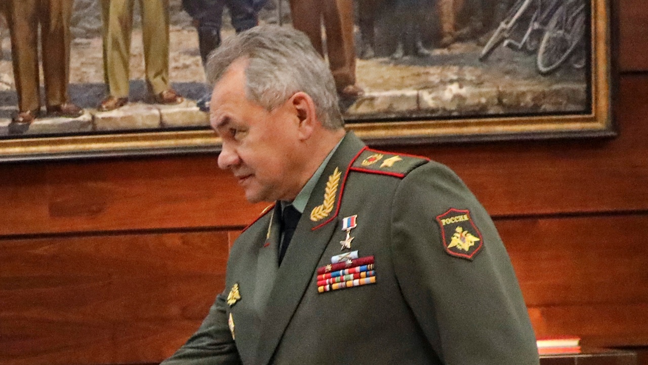 Руският министър на отбраната Сергей Шойгу заяви днес, че руските