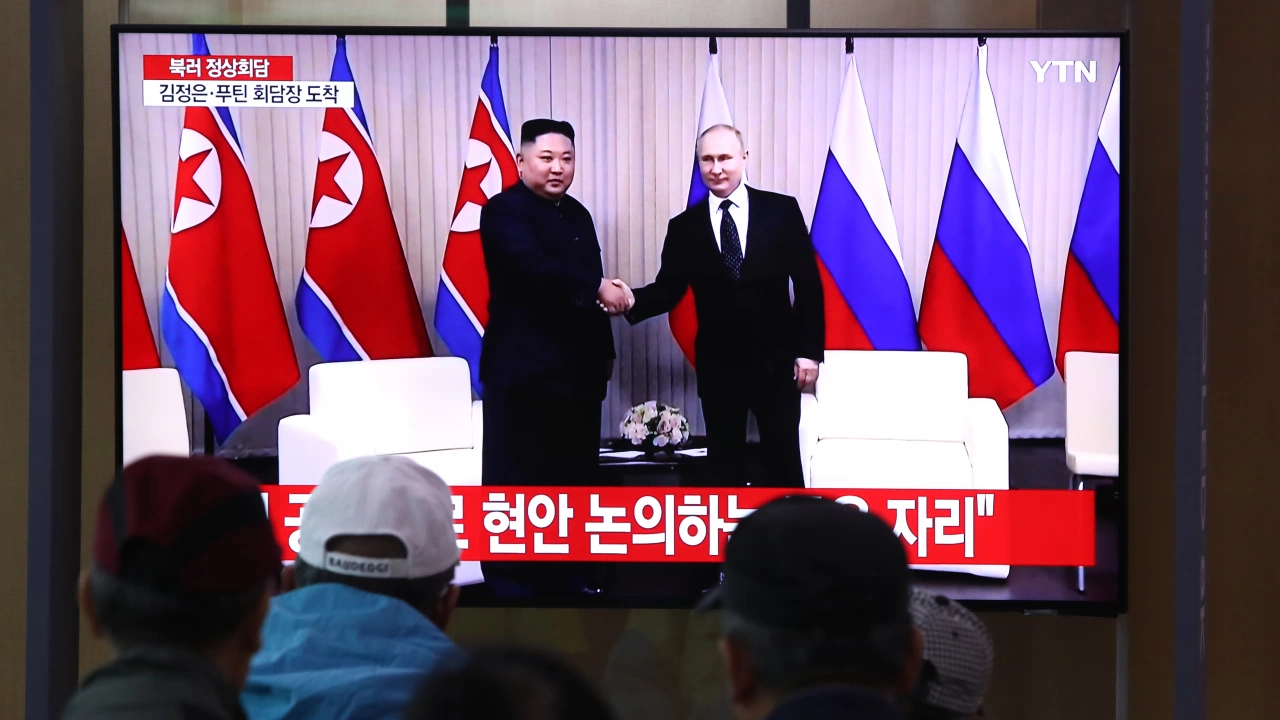 Днешната среща на севернокорейския лидер с руския президент Владимир Путин