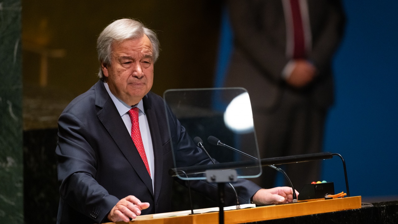 Генералният секретар на ООН: Светът става неконтролируем, геополитическото напрежение нараства